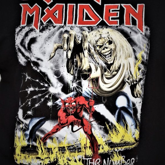 Iron Maiden Number of the Beast rock metal Official T-Shirt 3XL XXXL NWT - Picture 2 of 4
